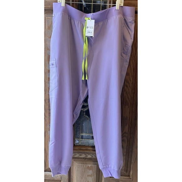 FIGS Pants - NWT Light Purple Figs Woman’s 3XLT Jogger Scrub Pants Technical Collection